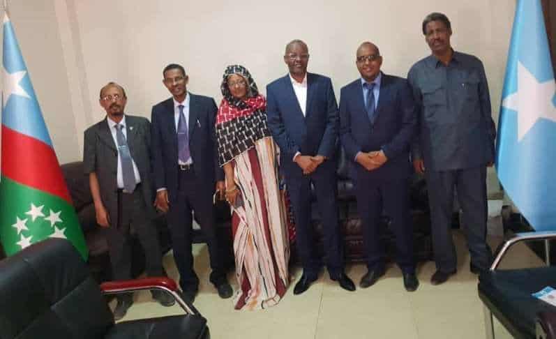 Guddiga Doorashooyinka oo la kulmay Madaxweynaha K/Galbeed & C/shakuur oo Cambaareyn u jeediyey